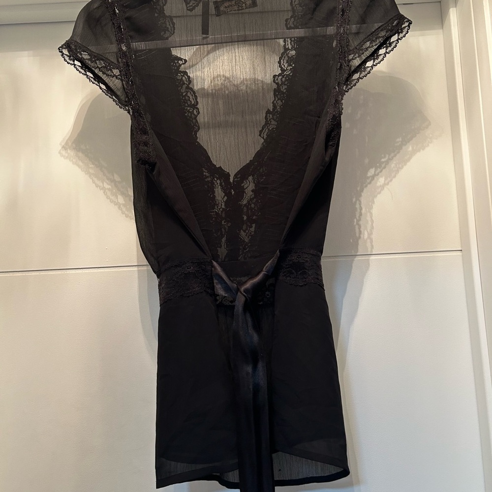 Guess Junior Black Lace Sexy Camisole